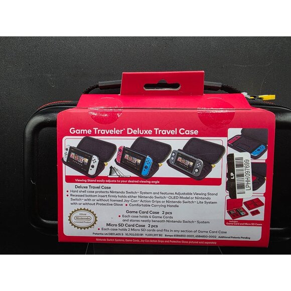 Nintendo Switch Super Mario Deluxe Travel Case With Game & SD Card Slots - Picture 4 of 7